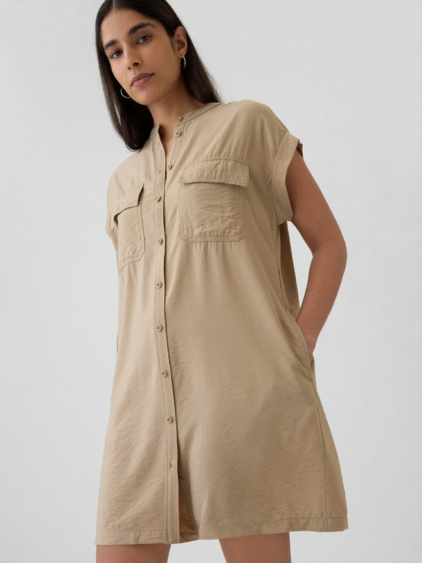 GAP Linen Utility Mini Dress GAP
