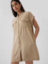 GAP Linen Utility Mini Dress GAP