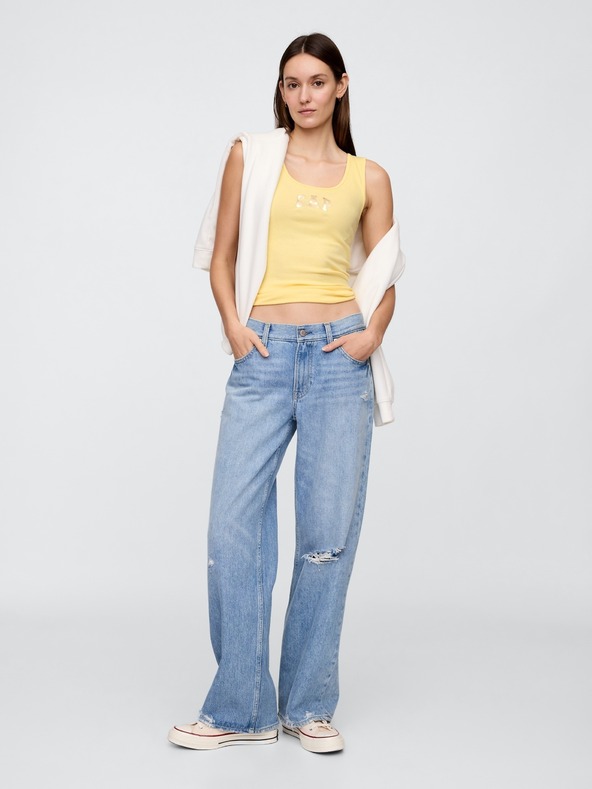 GAP Canotta a coste con logo GAP