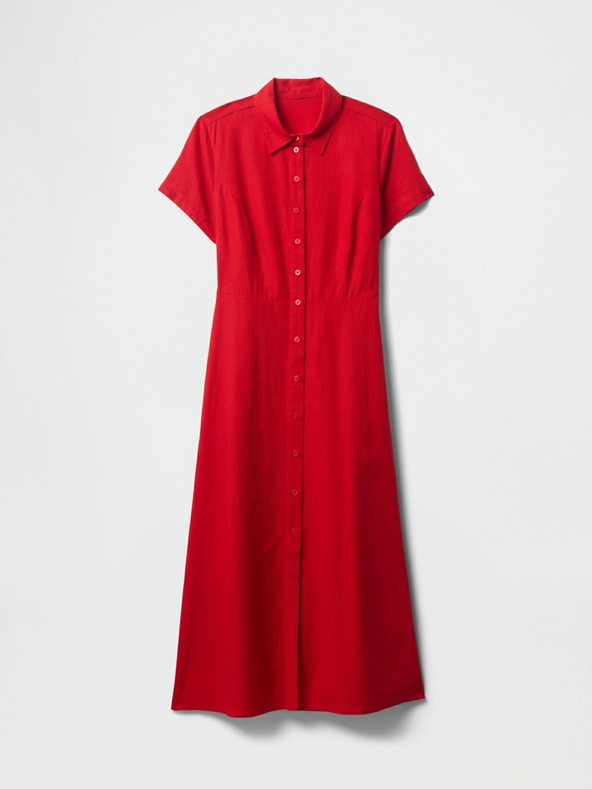 GAP Linen shirt maxi dress GAP