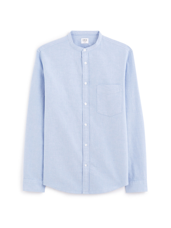 Celio Camicia Celio Daxfordmao Azzurro Uomo