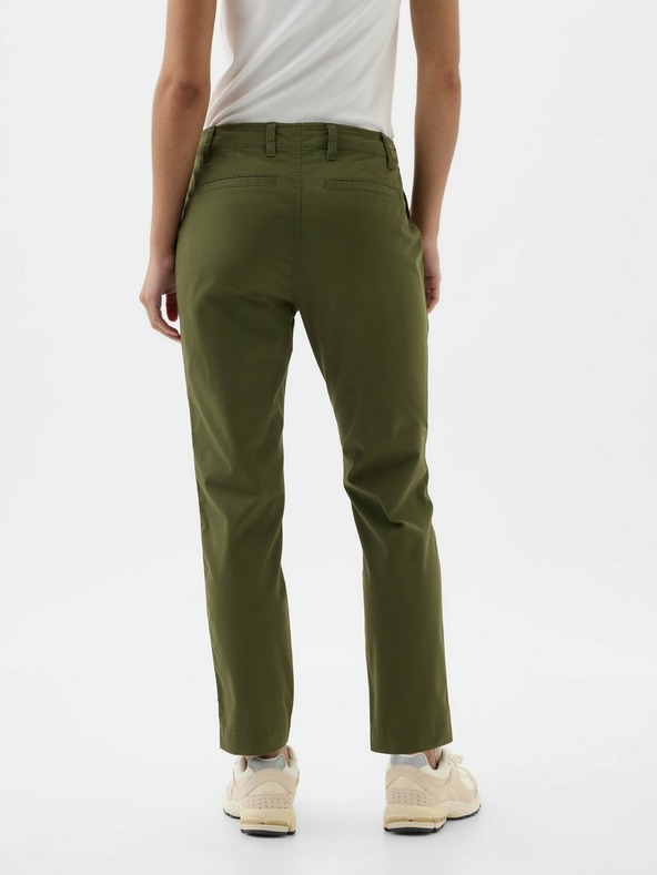 GAP Mid-Rise Downtown Khaki Cargo Pants GAP