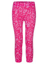 Loap Leggings rosa scuro da bambina con motivi floreali LOAP BYKRA