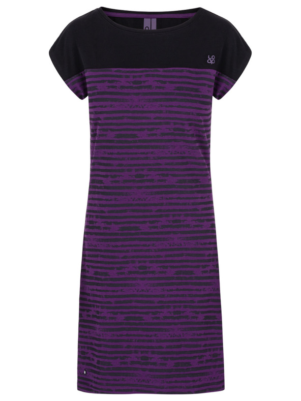 Loap Abito LOAP Abyss nero e viola da donna