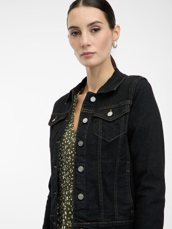 Orsay Giacca di jeans nera da donna ORSAY