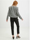 Orsay Giacca a quadri da donna bianca e nera ORSAY