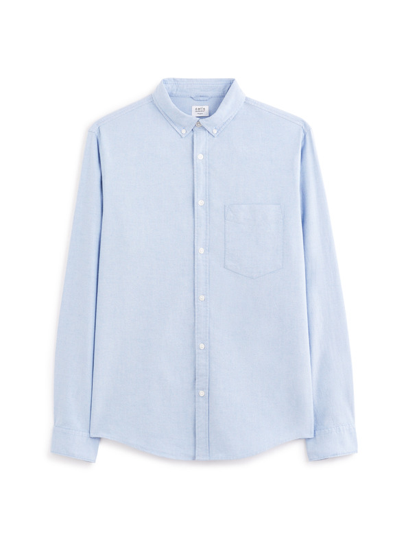 Celio Camicia uomo celeste in cotone Celio Daxford