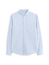 Celio Camicia uomo celeste in cotone Celio Daxford