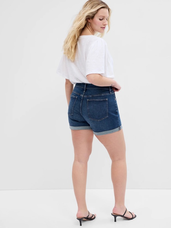 GAP Mid-rise denim shorts GAP