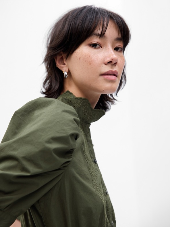 GAP Mini dress with gathered sleeves GAP