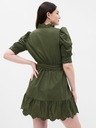 GAP Mini dress with gathered sleeves GAP