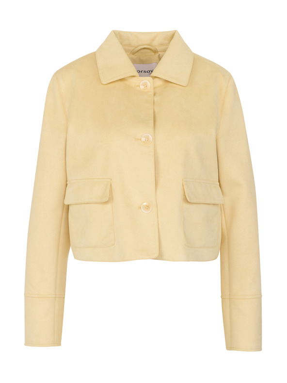 Orsay Giacca gialla in similpelle da donna ORSAY