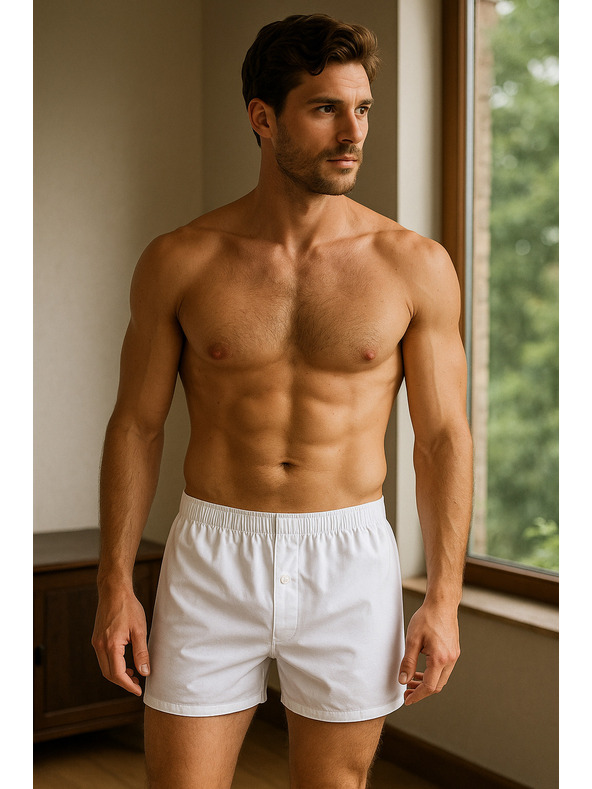 Celio Pantaloncini da uomo bianchi Celio Jiwosolid