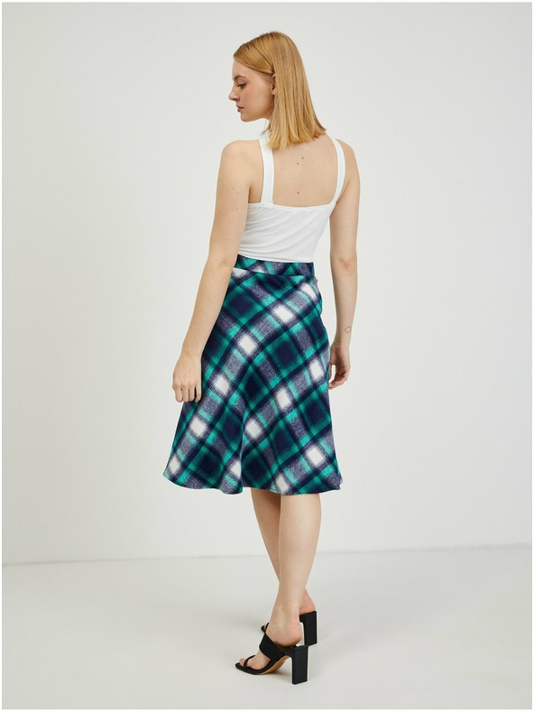 Orsay Gonna a quadri da donna verde e blu ORSAY