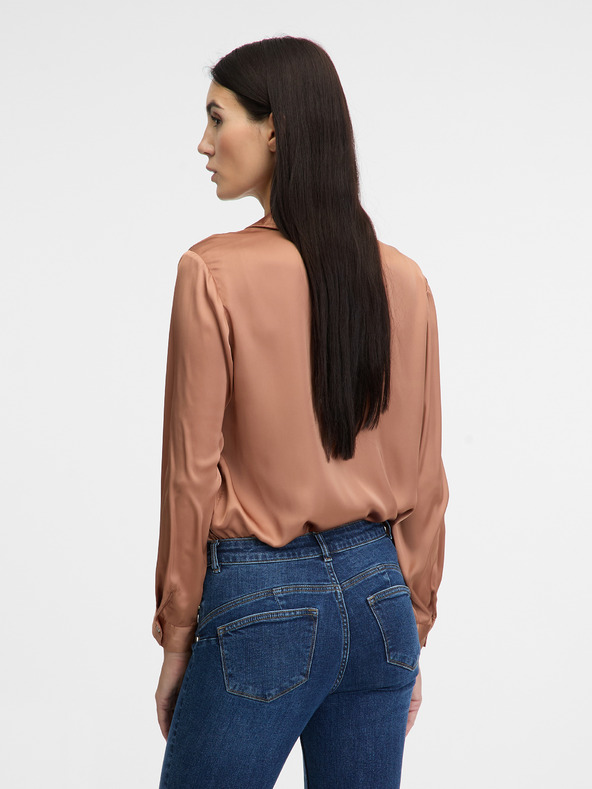 Orsay Camicia con colletto marrone chiaro da donna ORSAY