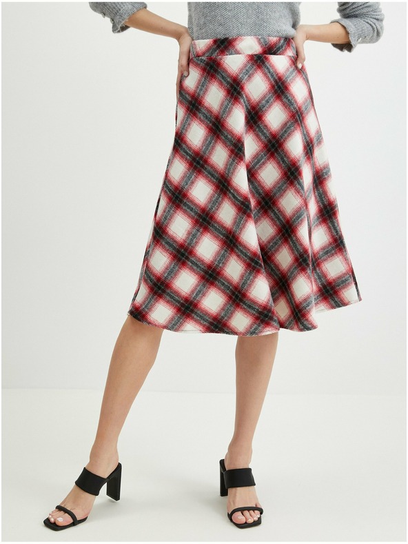 Orsay ORSAY Gonna a quadri da donna rossa