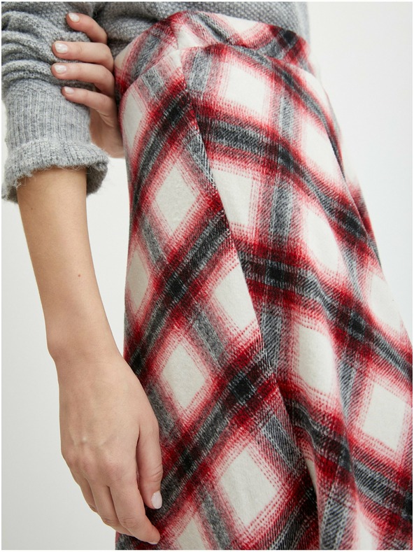 Orsay ORSAY Gonna a quadri da donna rossa