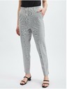 Orsay Pantaloni a quadri da donna grigio chiaro ORSAY