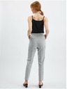 Orsay Pantaloni a quadri da donna grigio chiaro ORSAY