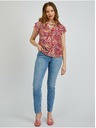 Orsay Camicetta fantasia donna rossa e rosa ORSAY