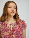 Orsay Camicetta fantasia donna rossa e rosa ORSAY