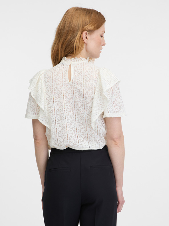 Orsay Camicetta di pizzo bianca da donna ORSAY
