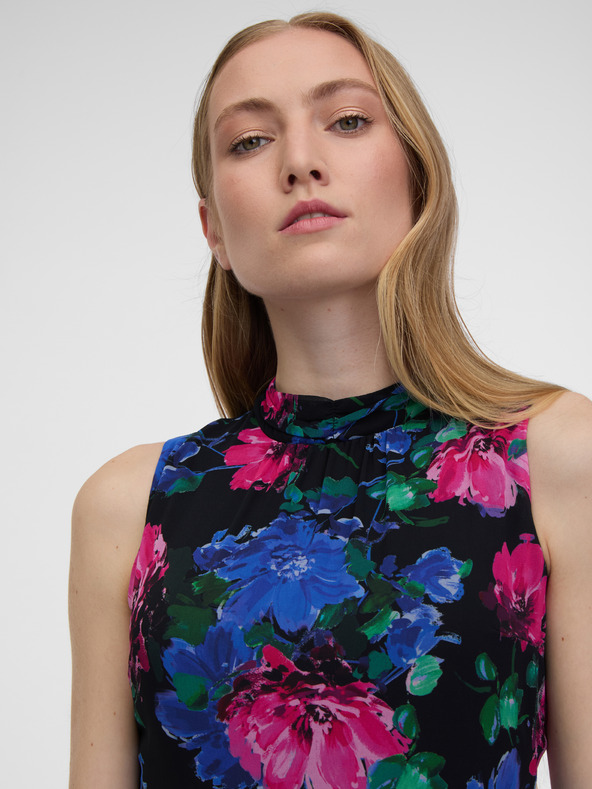 Orsay Maxi abito floreale nero da donna ORSAY