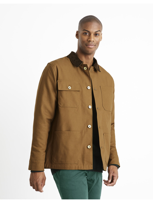 Celio Giacca leggera da uomo marrone Celio Cucanvas