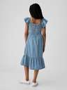 GAP Children's denim midi dress GAP