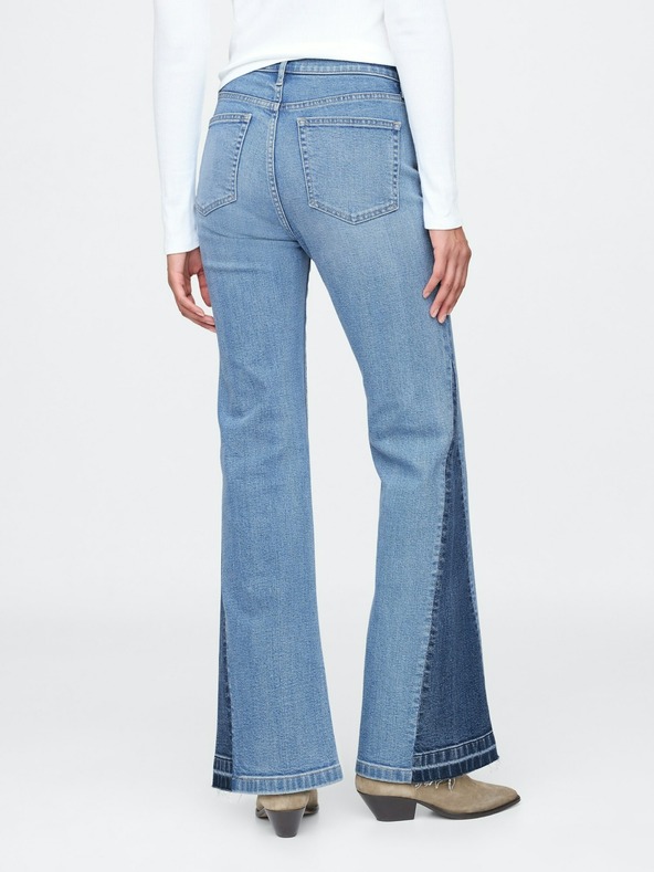GAP High Rise '70s Flare Patched Jeans GAP