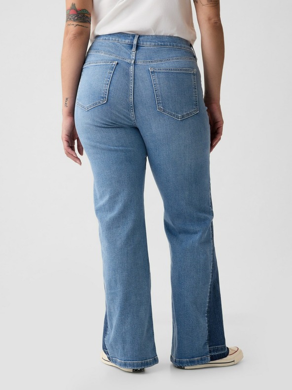 GAP High Rise '70s Flare Patched Jeans GAP