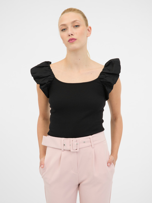 Orsay Maglietta nera a maniche corte da donna ORSAY