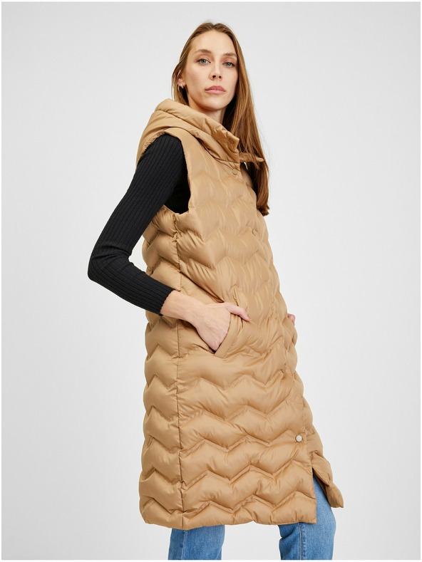 Orsay Gilet trapuntato marrone da donna ORSAY