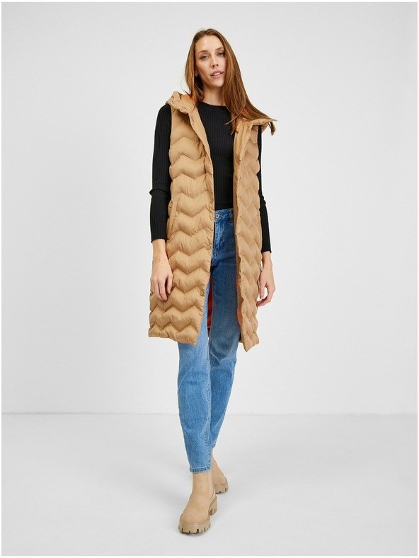 Orsay Gilet trapuntato marrone da donna ORSAY
