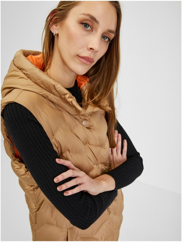 Orsay Gilet trapuntato marrone da donna ORSAY