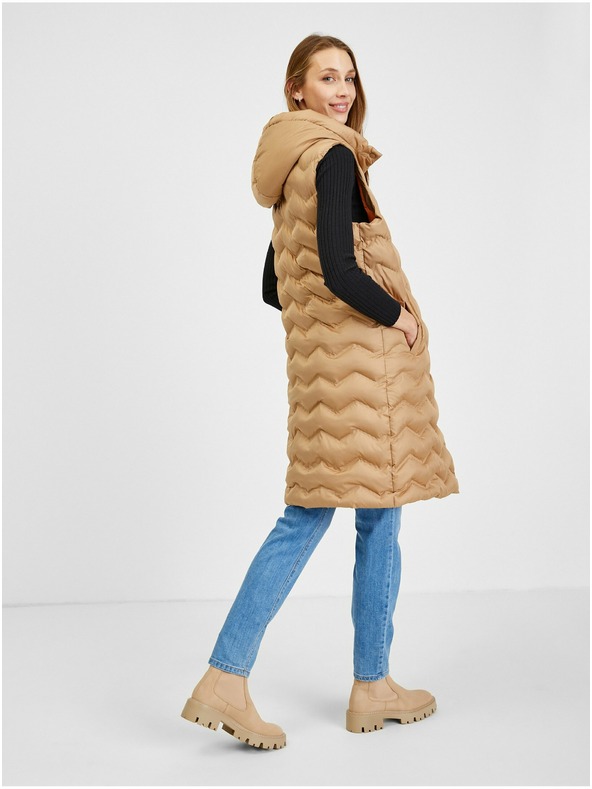 Orsay Gilet trapuntato marrone da donna ORSAY