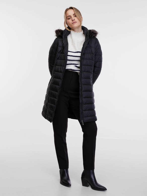Orsay Cappotto trapuntato nero da donna ORSAY