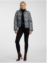 Orsay Giacca trapuntata da donna grigia e nera a fantasia ORSAY