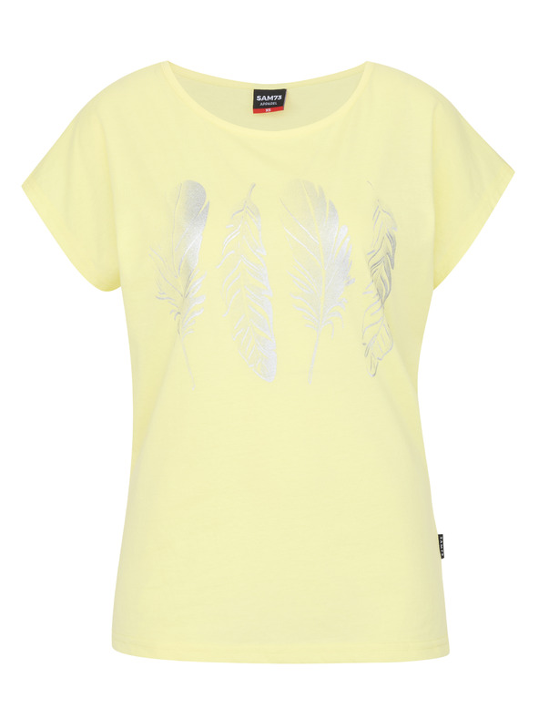Sam 73 Maglietta basic da donna giallo chiaro SAM 73 Clorinda