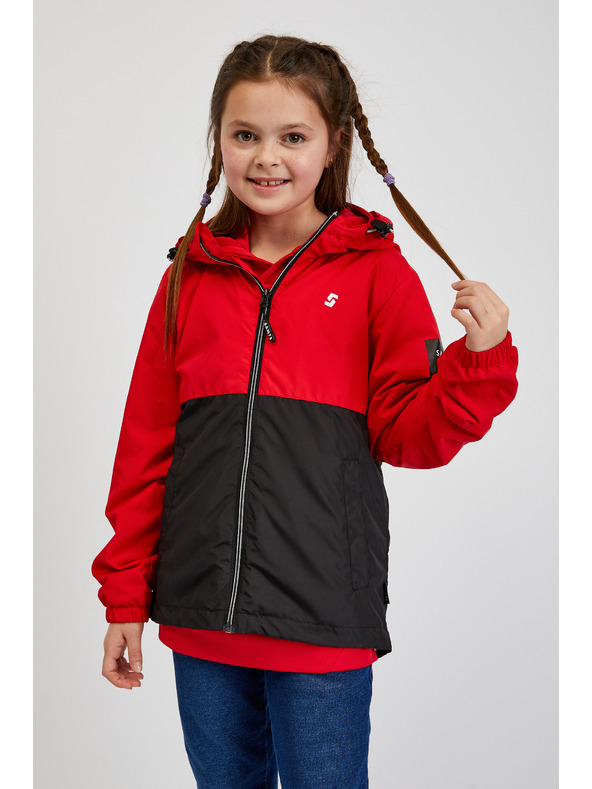 Sam 73 Giacca nera e rossa da bambino SAM73 Apus