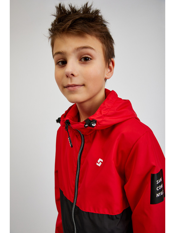 Sam 73 Giacca nera e rossa da bambino SAM73 Apus