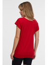 Sam 73 Maglietta da donna rossa SAM 73 Cleopatra
