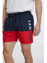 Sam 73 Costume da bagno da uomo rosso e blu SAM 73 Eduardo
