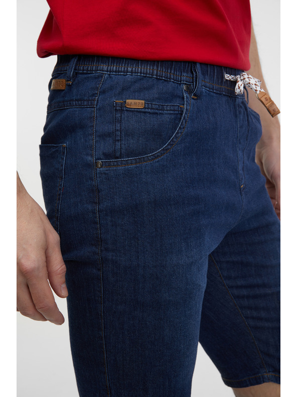 Sam 73 Pantaloncini in denim da uomo blu scuro SAM 73 Claudio