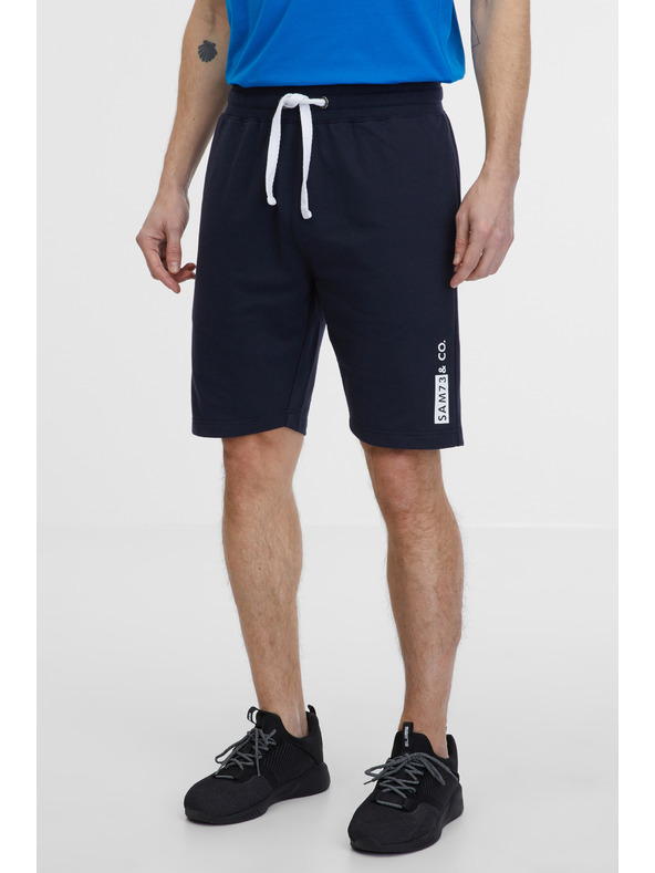 Sam 73 Pantaloni da ginnastica da uomo blu scuro SAM 73 Juan