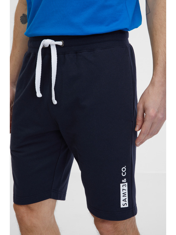 Sam 73 Pantaloni da ginnastica da uomo blu scuro SAM 73 Juan