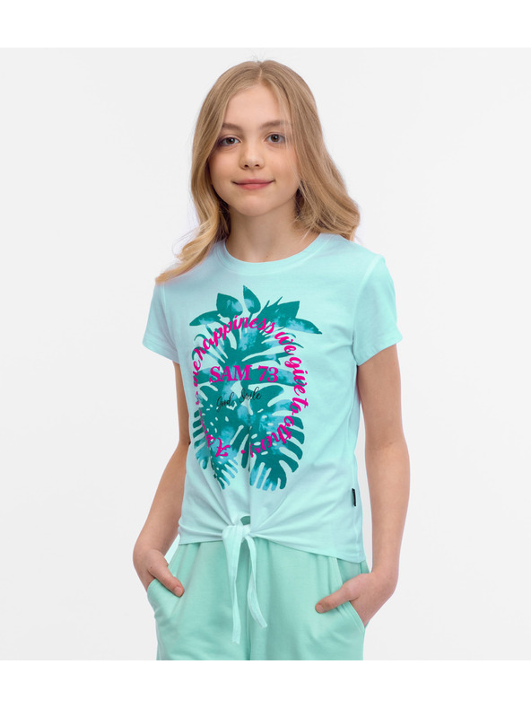 Sam 73 Maglietta da bambina color menta SAM 73 Kiara
