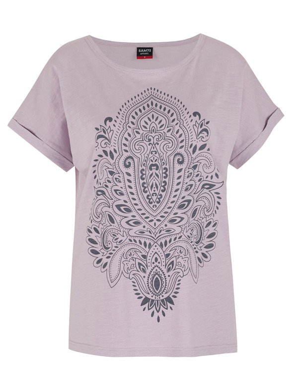 Sam 73 Maglietta da donna viola chiaro SAM 73 Nazarena