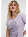 Sam 73 Maglietta da donna viola chiaro SAM 73 Nazarena