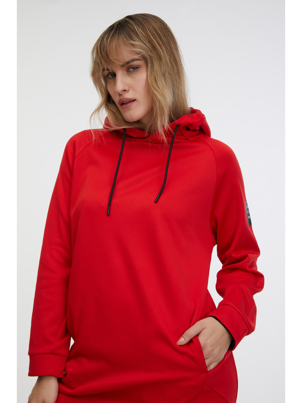 Sam 73 Felpa rossa da donna a maniche lunghe SAM 73 Thalia